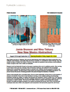 Jamie Brunson and Nina Tichava - New, New Mexico Abstraction