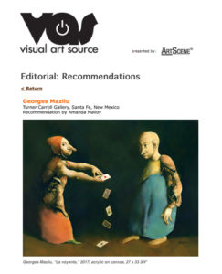 VAS Recommends Georges Mazilu Exhibition, October 2017