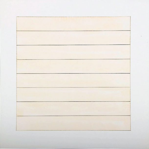 Agnes Martin - Untitled Lithograph