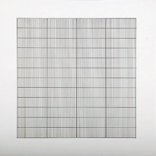 Agnes Martin - Untitled Lithograph