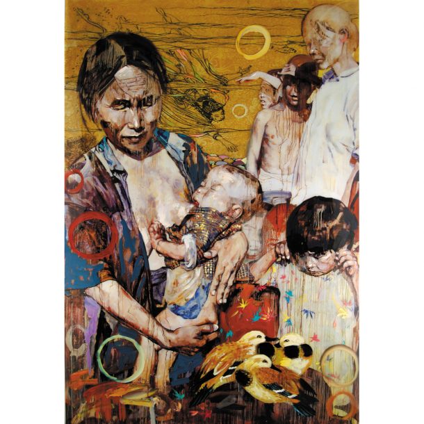 Hung Liu - Nuwa and Her Children