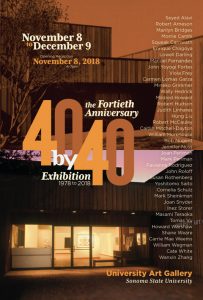 The 40th Anniversary Exhibition at SSU - November 18