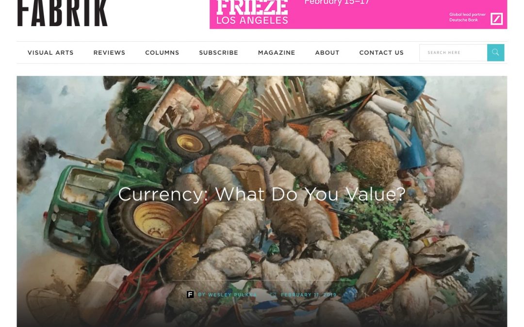 Scott Greene in “Currency” at 516 Arts Reviewed in Fabrik Magazine