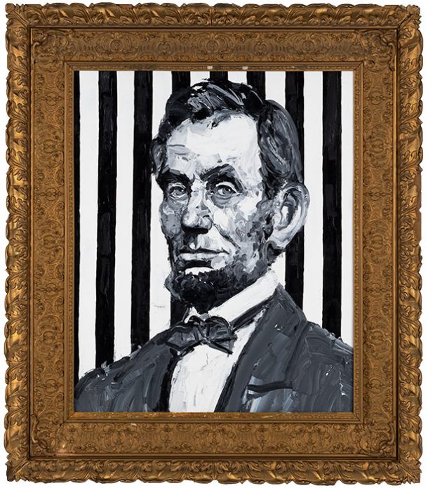 Hunt Slonem - Pres. Abraham Lincoln