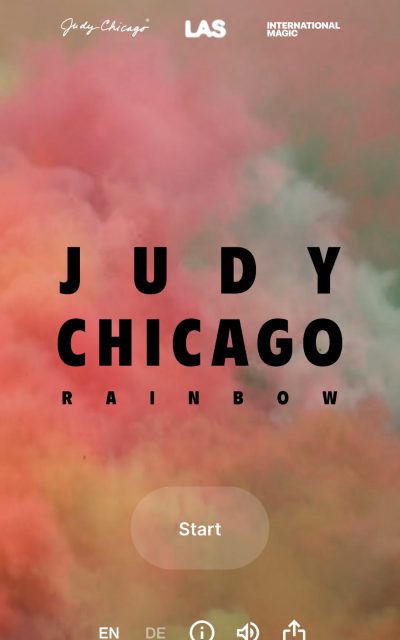 Judy Chicago Rainbow AR!