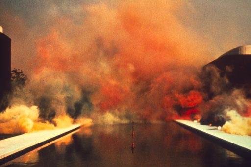 Judy Chicago - Multi-Colored Atmosphere from the On Fire Suite