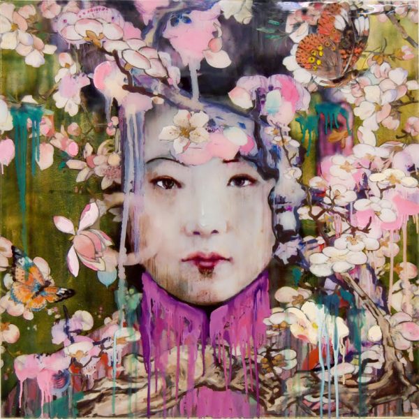 Hung  Liu - A Hundred Flowers Bloom