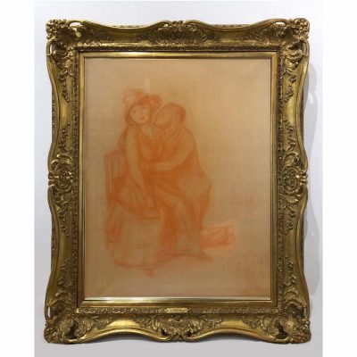 Pierre-Auguste Renoir - Les Amoureux, Aline Charigot and Henri Laurent