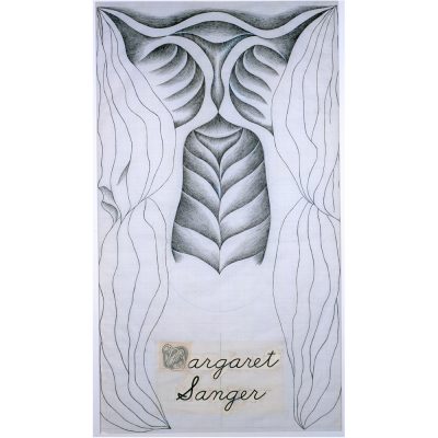 Judy  Chicago - Margaret Sanger Runner Drawing