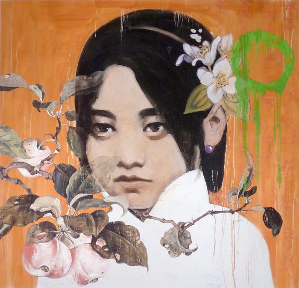 Hung Liu - Autumn (Calendar Girl)