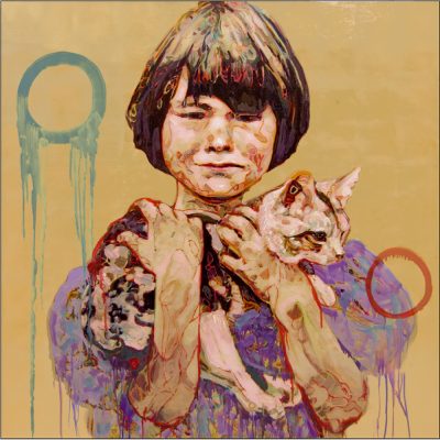 Hung Liu - Migrant Child with Kitty