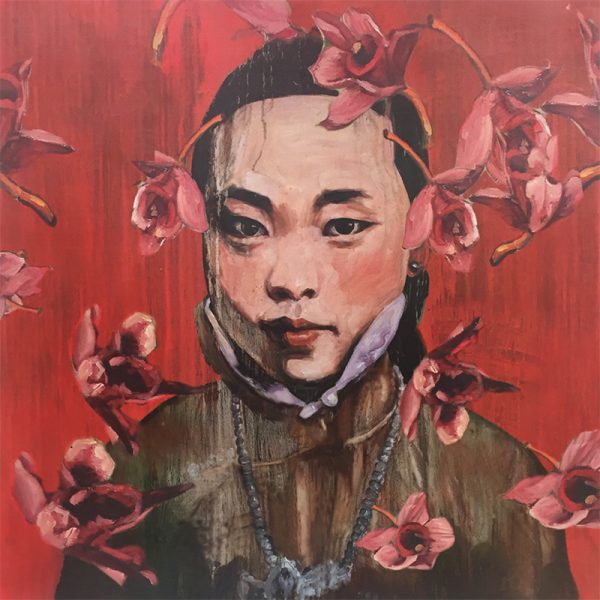 Hung Liu - Red Flowers