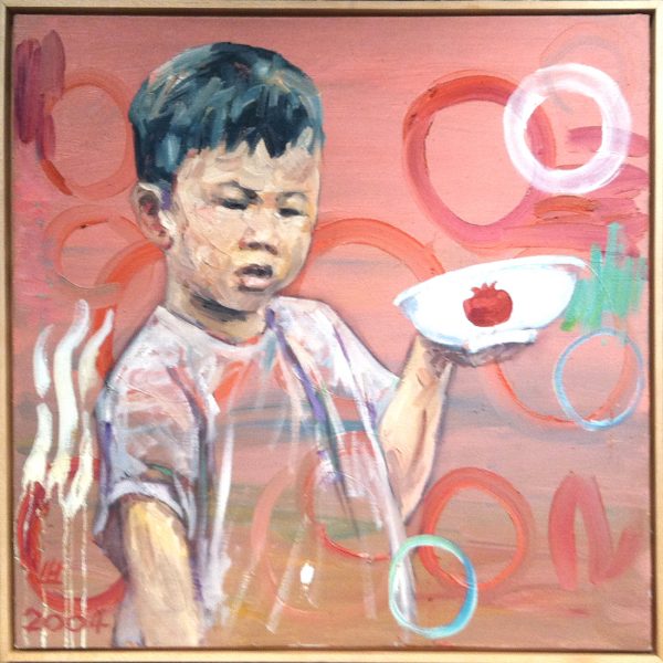 Hung Liu - Pomegranate Bowl