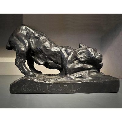 Camille Claudel - Un chien rongeant son os (Dog Gnawing Her Bone)