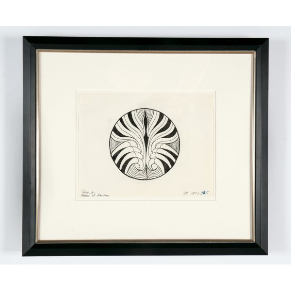 Judy Chicago - Eleanor of Aquitaine-Line Drawing
Plate Study