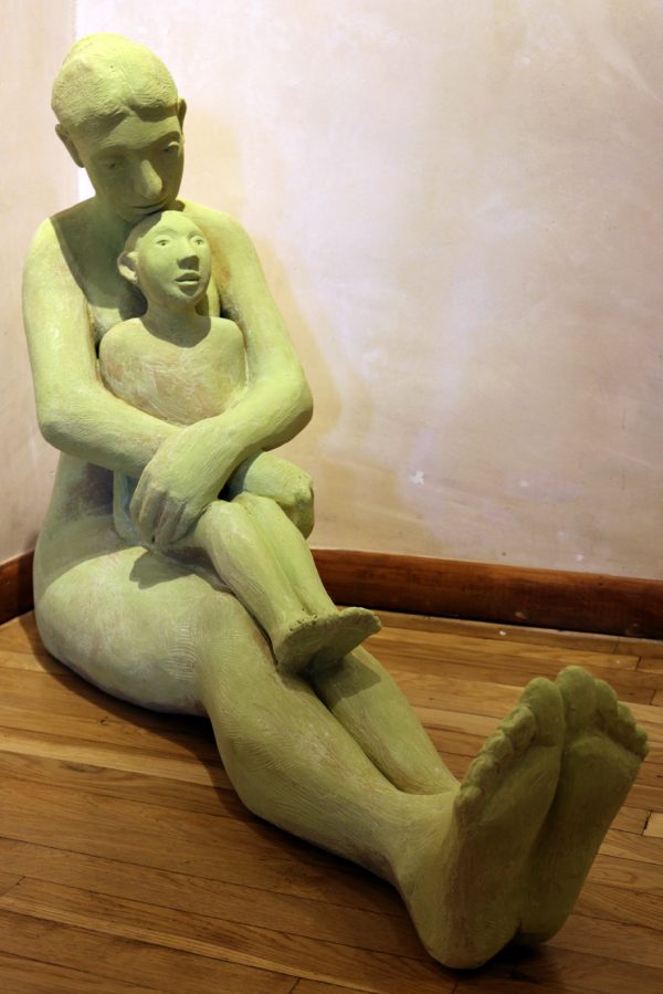 Mavis McClure - Woman and Child (Green)