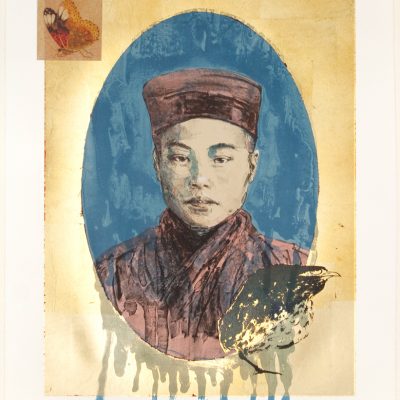 Hung Liu - Butterfly Dreams: Blue Nun