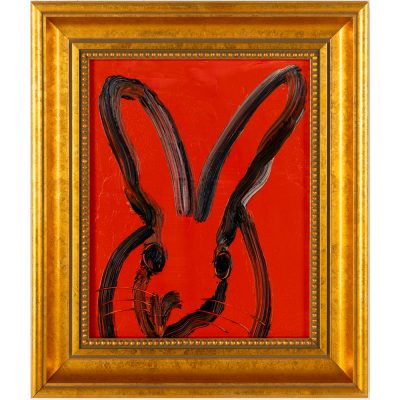 Hunt Slonem - Untitled, Red Rabbit