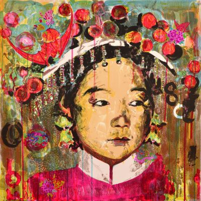 Hung Liu - Unofficial Portraits - "The Bride"