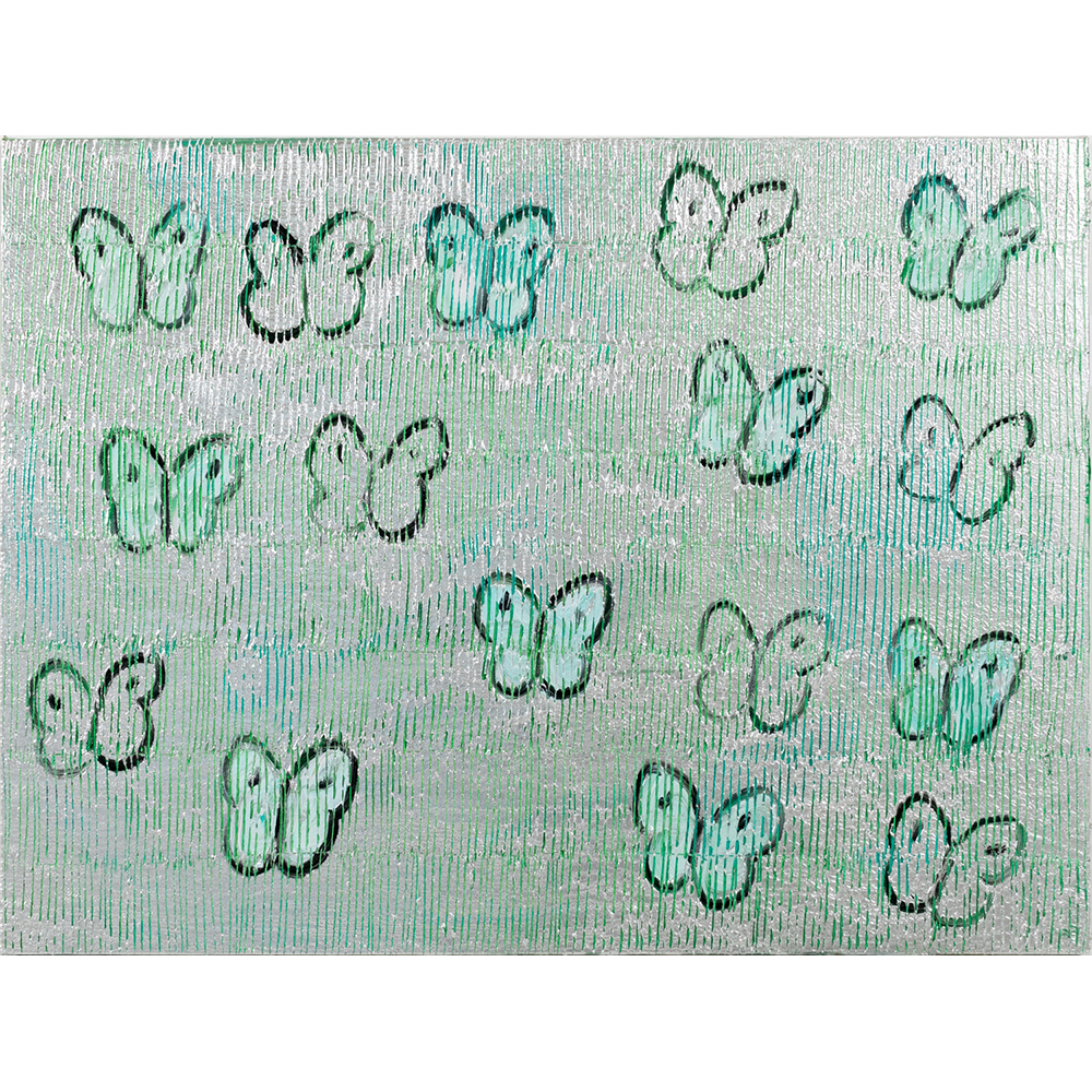 Hunt Slonem - Green Ascension 2