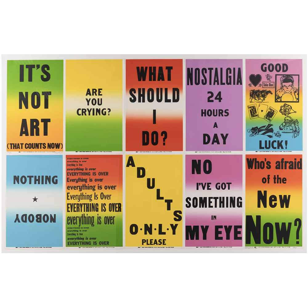 Allen Ruppersberg - Preview Suite (10 works)