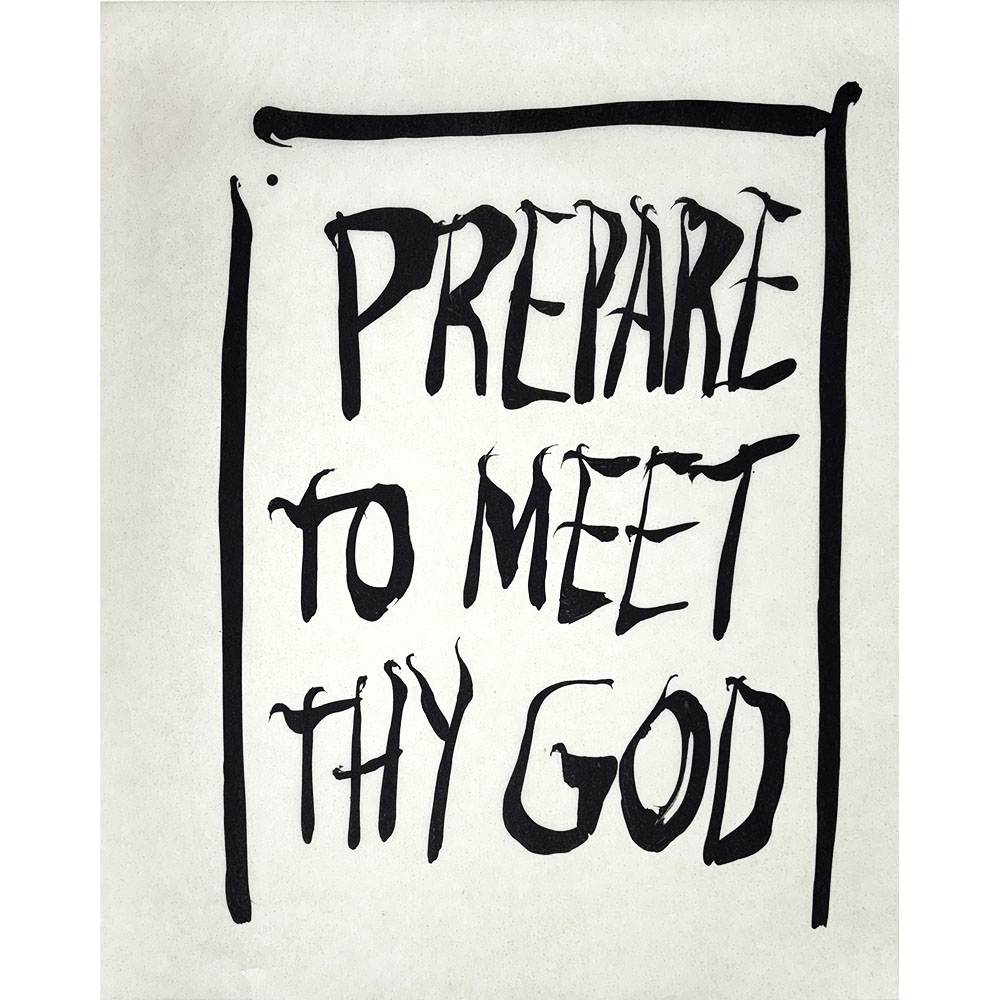 William Christenberry - Adam's House in the Black Belt (Prepare to meet thy god)