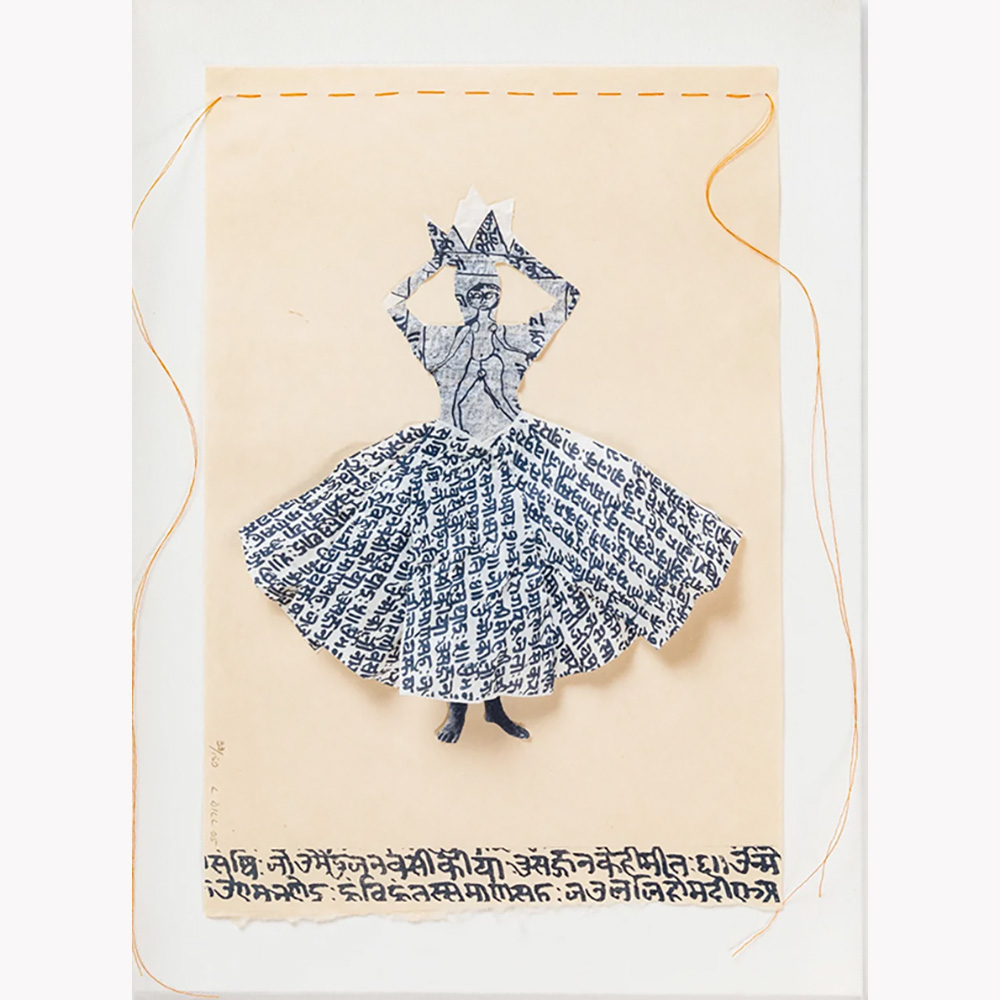 Lesley Dill - Woman with Hindi Healing Dress