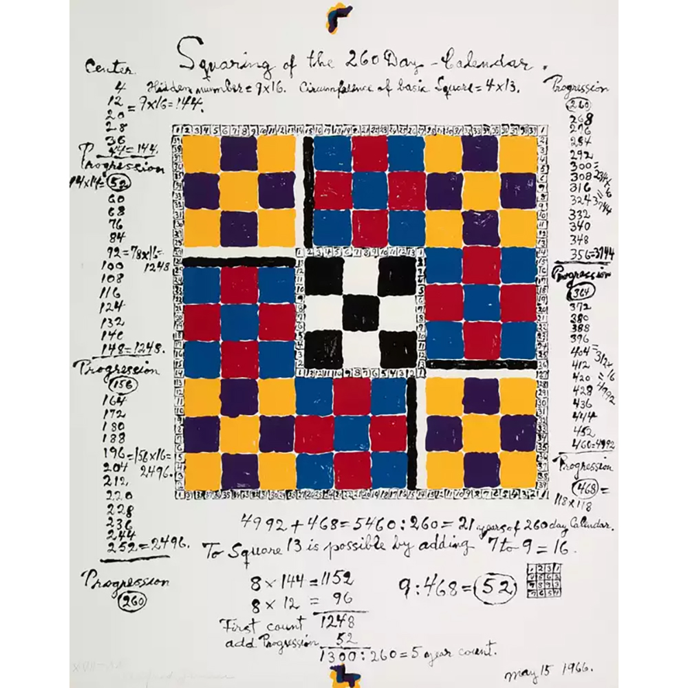 Alfred Jensen - Squaring of the 260 Day Calendar
