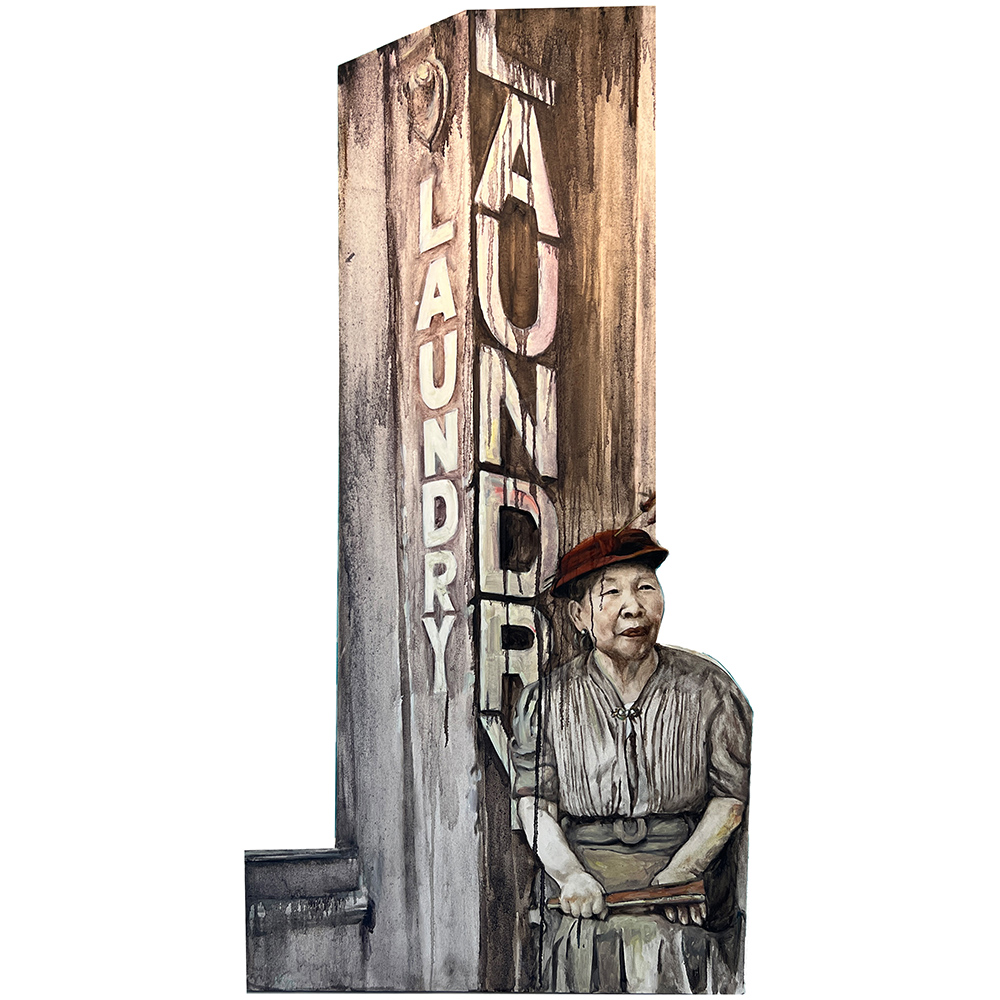 Hung Liu - Laundry Lady