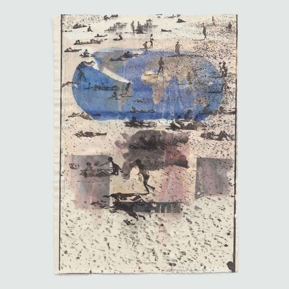 Robert Rauschenberg - U.N. World Population Conference original print