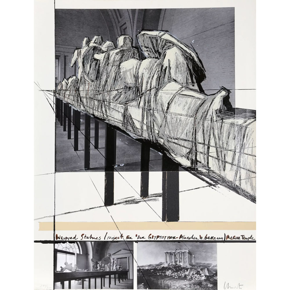 Christo and Jeanne-Claude - Wrapped Statues, Glyptothek