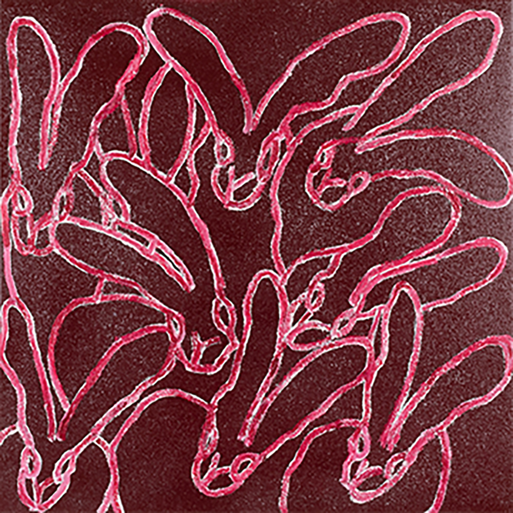 Hunt Slonem - Burgundy