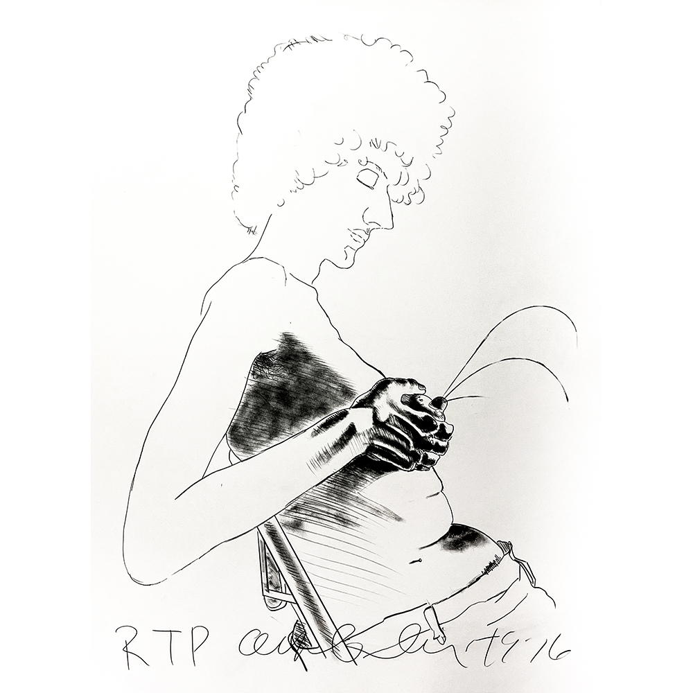 Alfred  Leslie - Connie with Milk