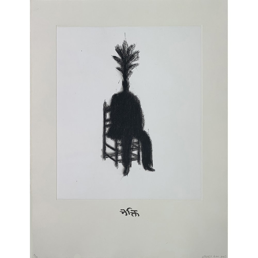 Lesley Dill - Seated Woman