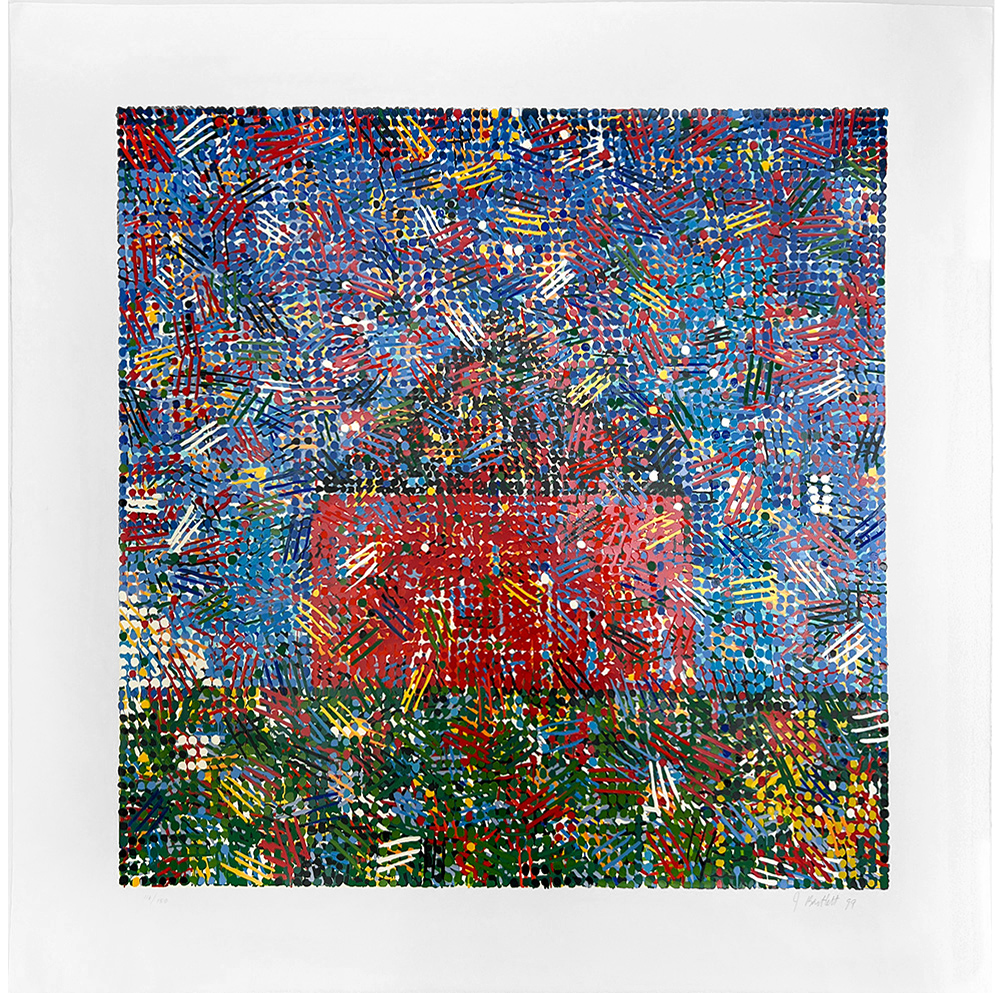 Jennifer Bartlett - House, Dots, Hatches, 1999