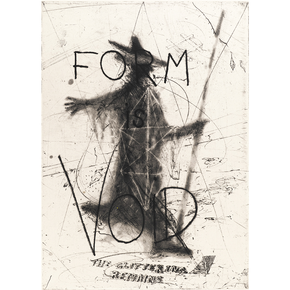 William T. Wiley - The Glittering Remains from Suite of Daze