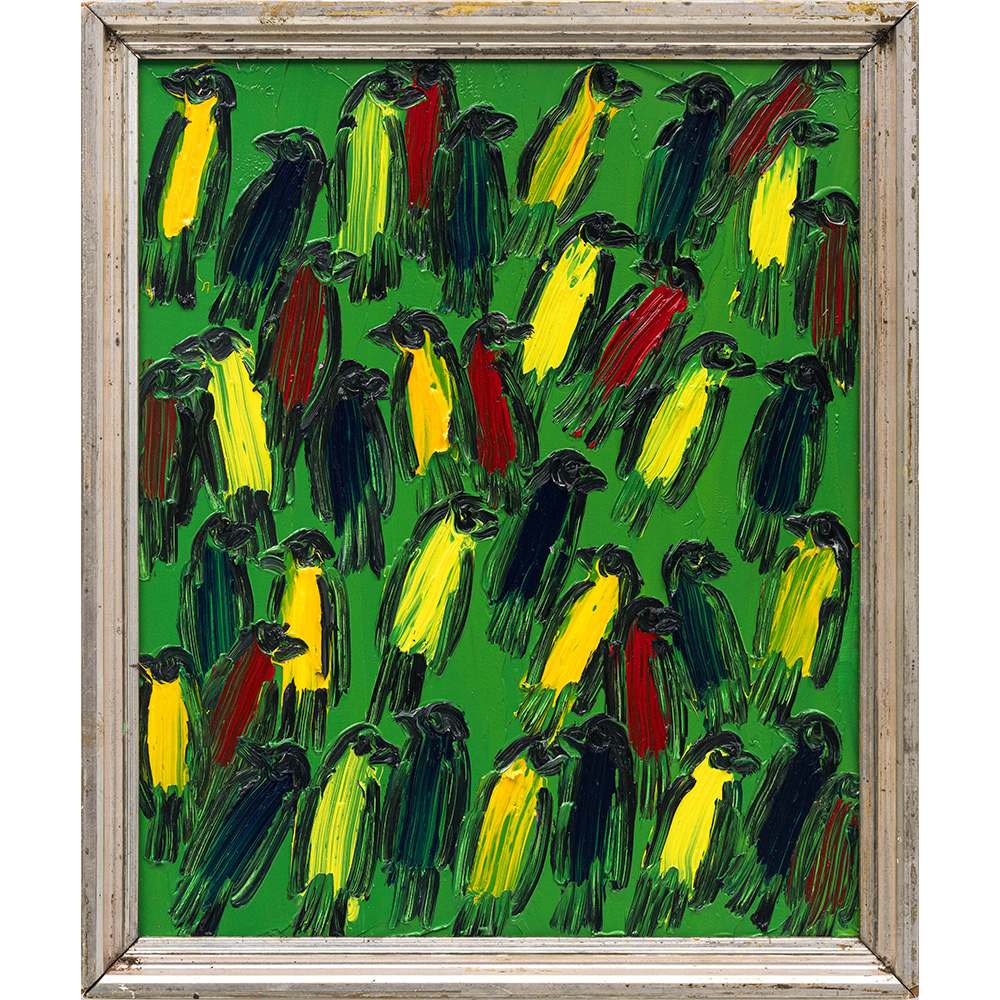 Hunt Slonem - Finches Green Singers Hunt Slonem - Finches Green Singers