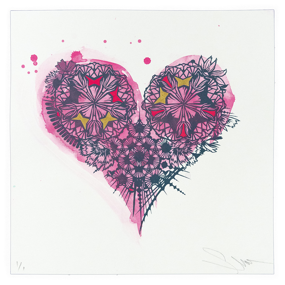 Swoon  - Heartburst - unique variant, Edition 16