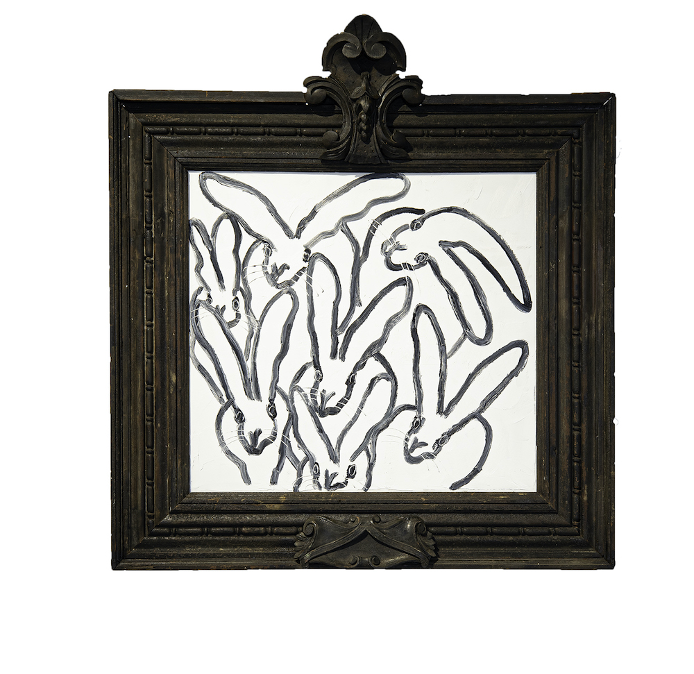 Hunt Slonem - Untitled, White Rabbits Hunt Slonem - Untitled, White Rabbits
