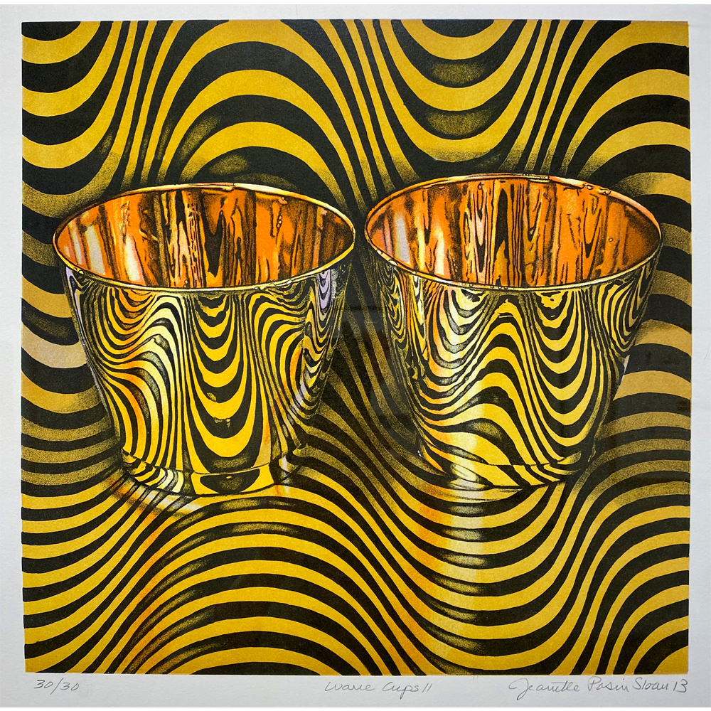 Jeanette Pasin Sloan - Wave Cups, state II