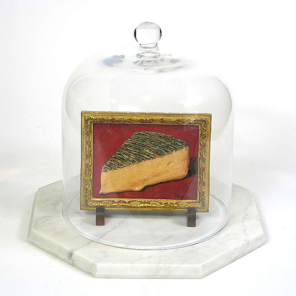 After Rene Magritte - Ceçi est un morçeau de fromage