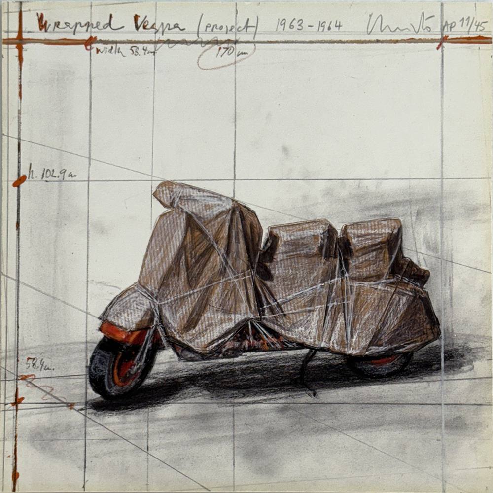 Christo and Jeanne-Claude - Wrapped Vespa