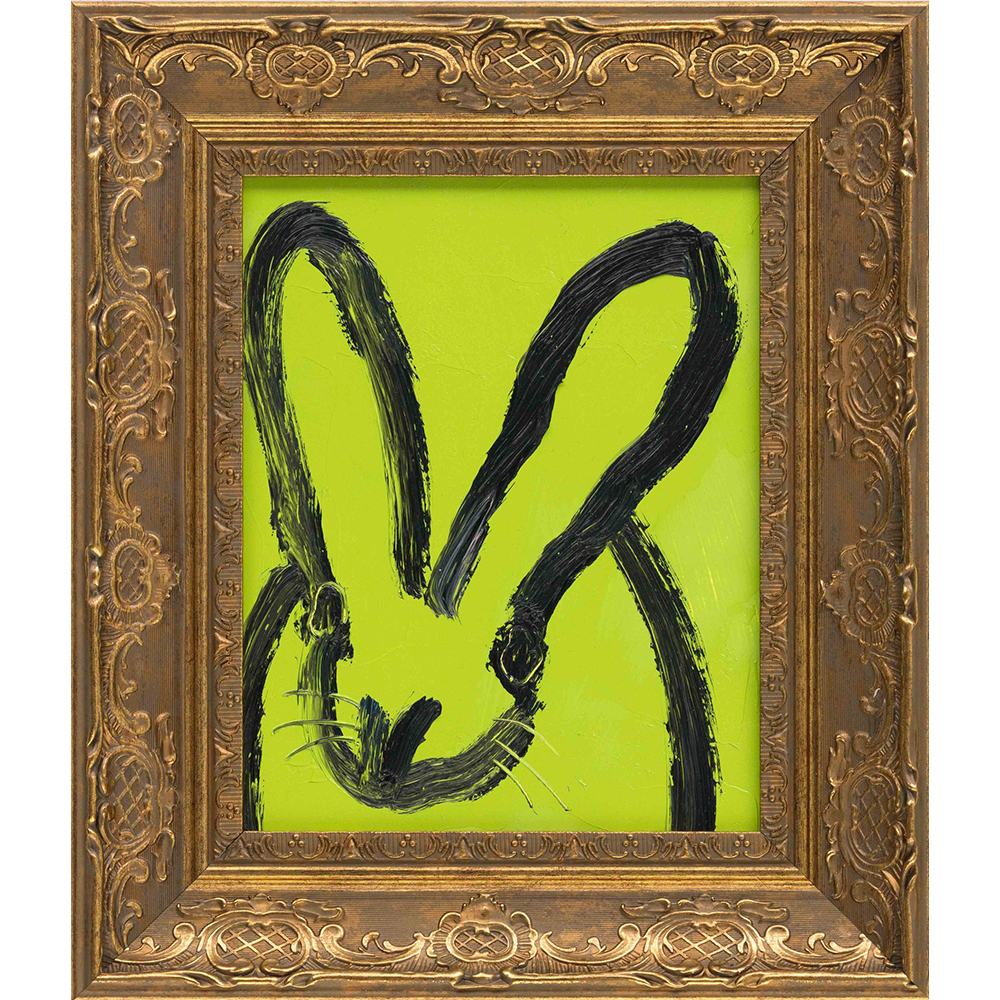 Hunt Slonem - Untitled (Lime Bunny)  