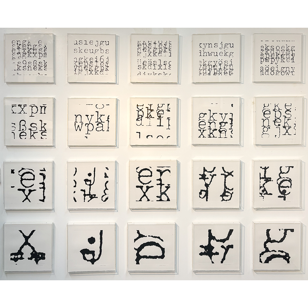 Sheryl Oring - Writer's Block, a suite of twenty lithographs