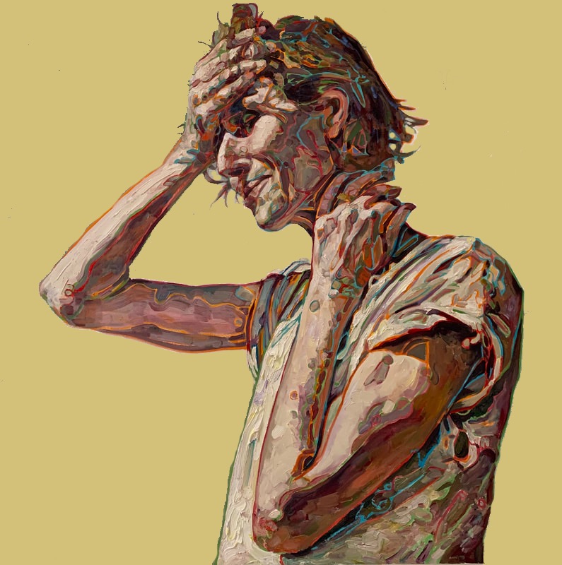 Hung Liu - High Plains- Gold