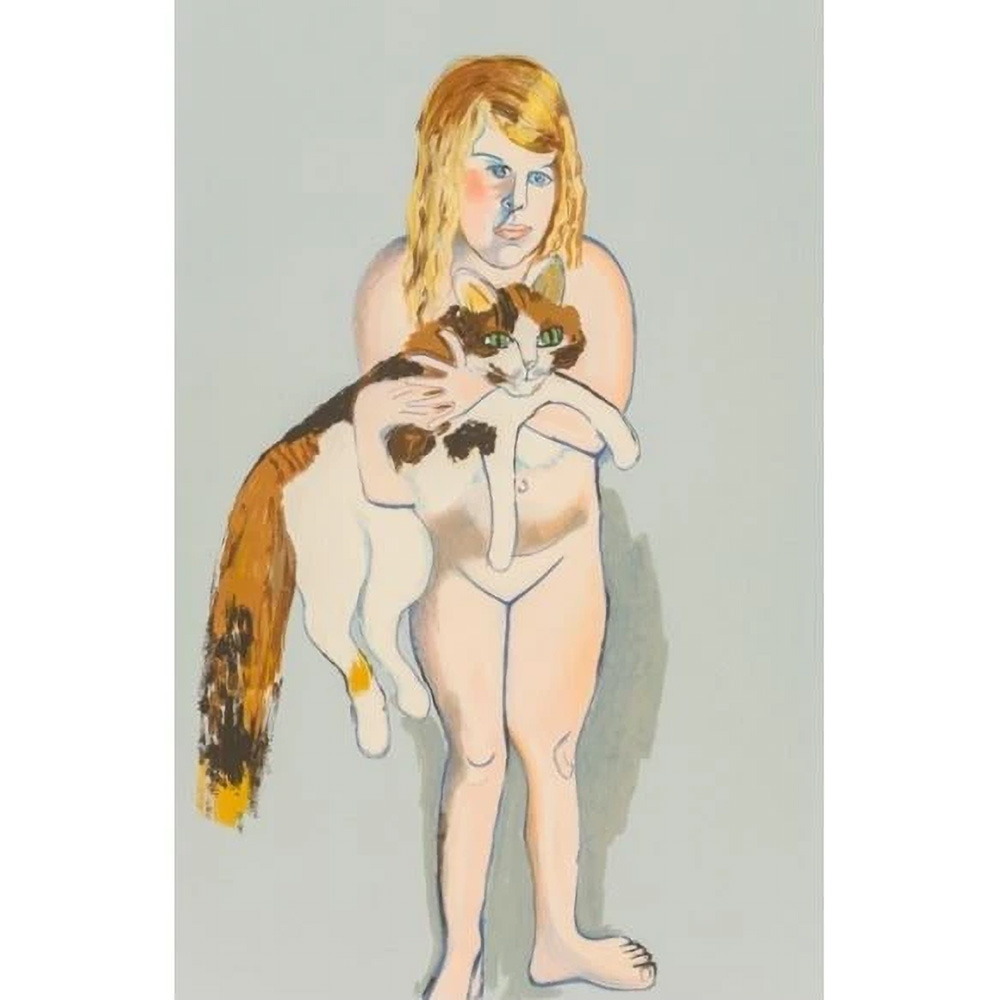 Alice Neel - Victoria and the Cat