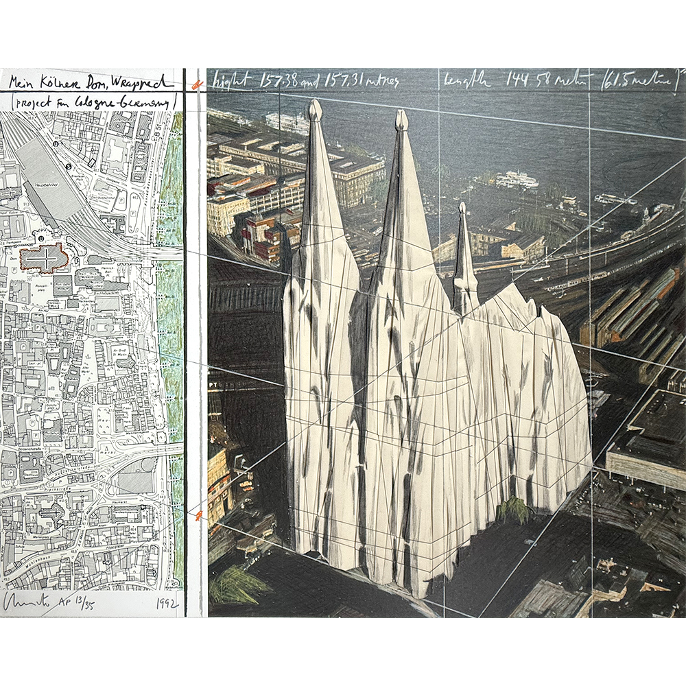 Christo and Jeanne-Claude - Mein Kölner Dom, Wrapped (Project For Cologne, Germany)