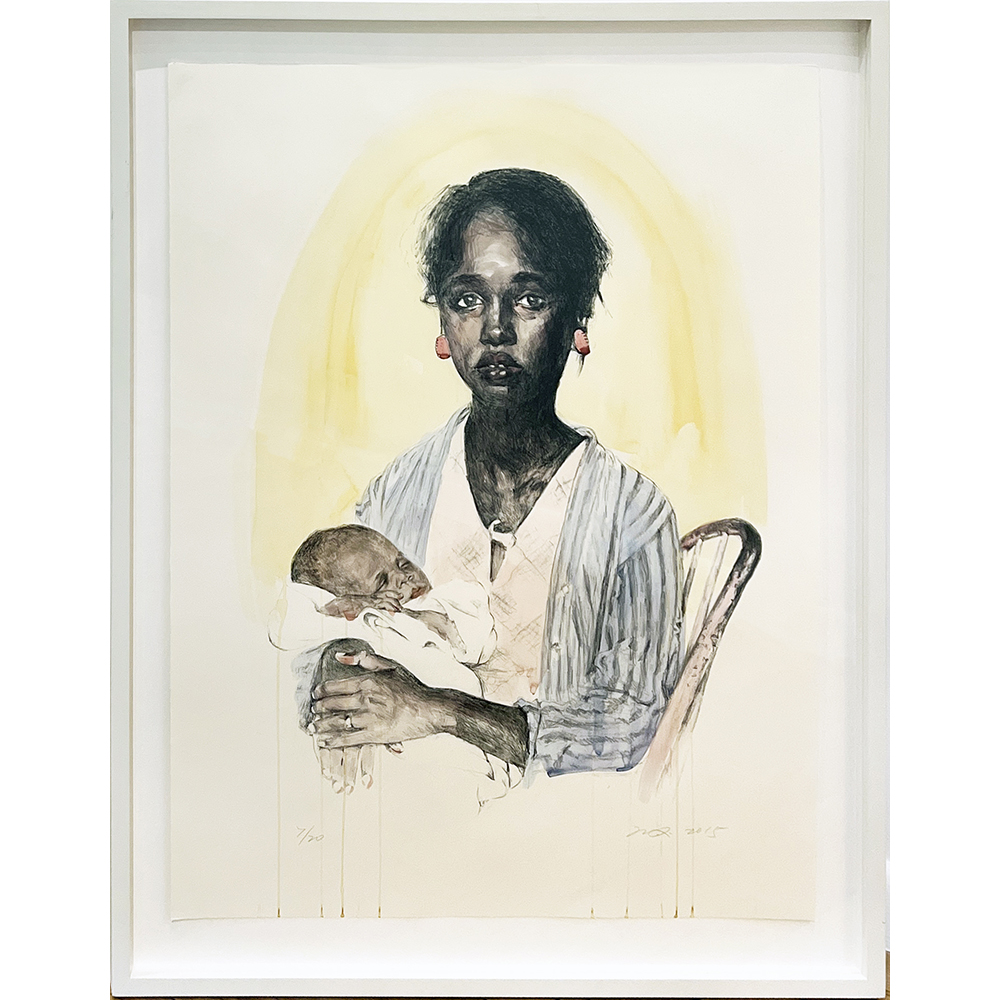 Hung Liu - Black Madonna