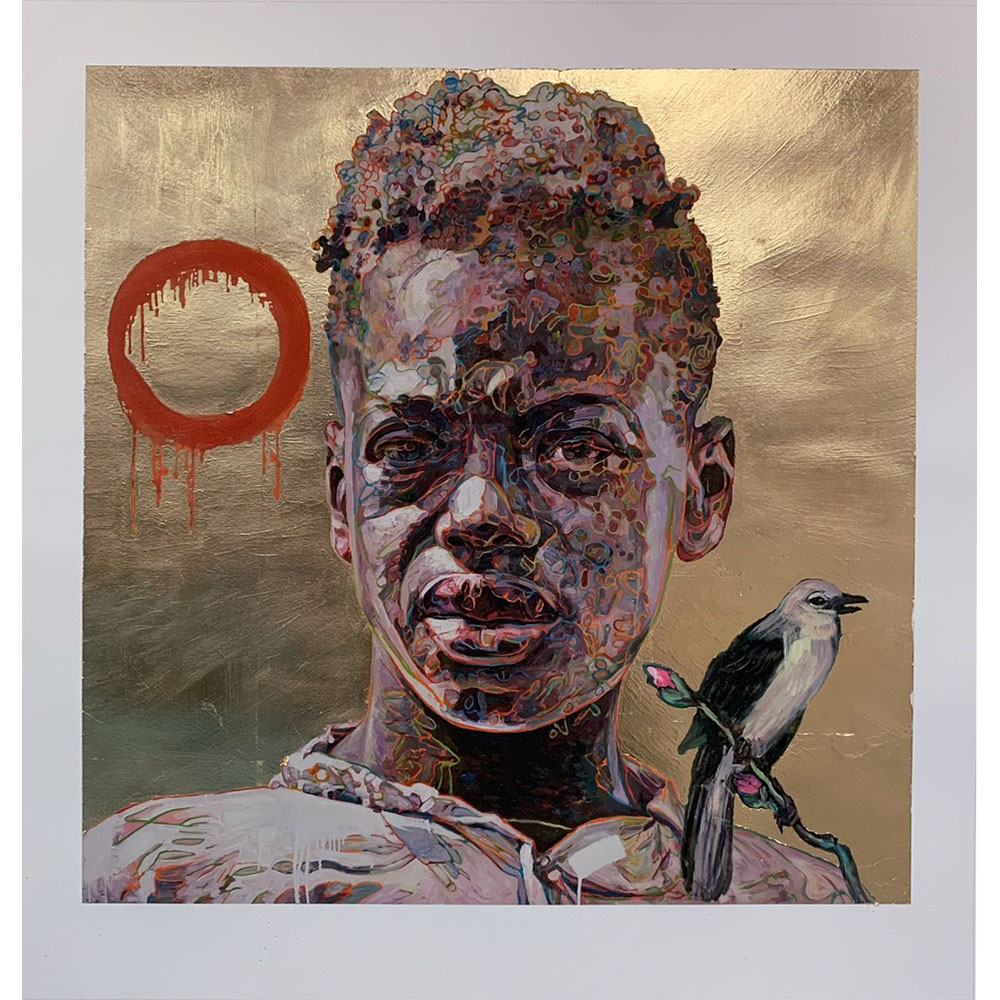 Hung Liu - Mississippi, Gold