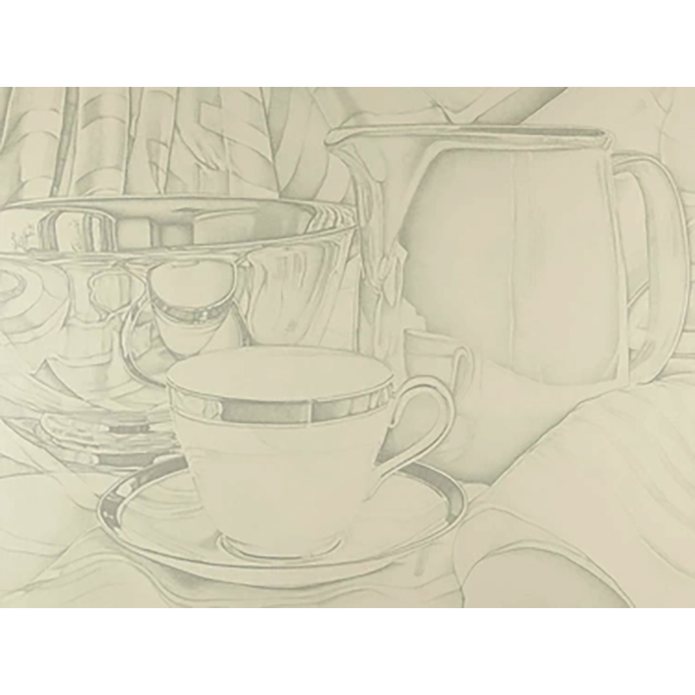 Jeanette Pasin Sloan - Cup With Blue Rim State I